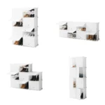 Scarpiera Modulare Portatile InnovaGoods Bianco - immagine 11