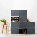Scarpiera Modulare Portatile InnovaGoods Grigio - immagine 3