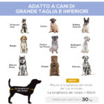 Brandina per Cani Rialzato con 6D Tessuto a Rete, Lettino per Cani Grandi da Viaggio con Peso fino a 30kg, 91,5x76,2x18 cm, Blu - immagine 4