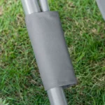 Lettino Matrimoniale 2 Posti Parasole Regolabile da Esterno e Giardino 2x175x134cm Grigio - immagine 7