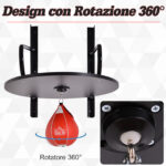 Set Boxe Pera Veloce con Piattaforma Installazione a Muro, Pompetta, Accessori Inclusi, 60 x 73 x 80 cm - immagine 6