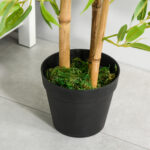Set 2 Piante di Bambù Artificiali in Vaso da 120cm per Interni ed Esterni - immagine 8