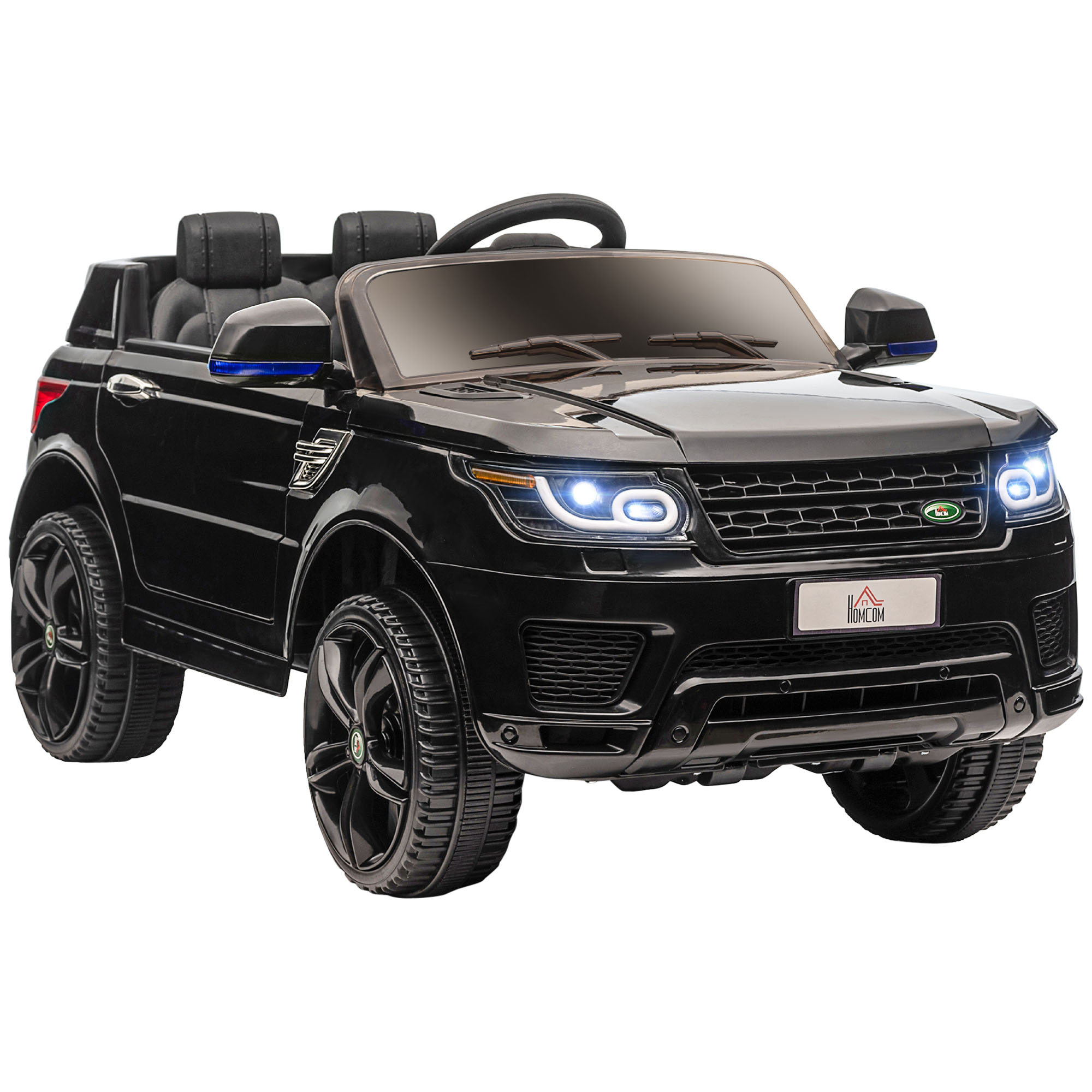 1z1dd91989e602662.jpg Macchina Elettrica per Bambini 3-6 Anni con Telecomando, Luci LED e Clacson, in PP e Metallo, 110x68x52 cm, Nero - immagine 1