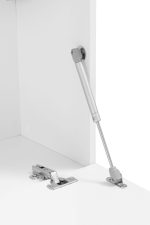 Porta tv MARUSKA 1 anta a ribalta Bianco laccato lucido - immagine 6