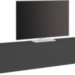 Porta tv MARUSKA 1 anta a ribalta Antracite opaco