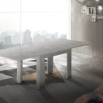 Tavolo allungabile JESI a libro 90 cm Cemento Bronx