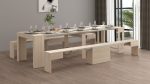 Set 2 panche allungabili PRATIKA Olmo - immagine 4