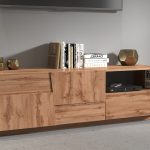 Porta TV PONGO 150 cm Rovere Wotan