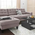 Tavolino da caffè ZETA da 90cm Antracite opaco