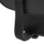 Sedia da Ufficio Girevole ad Altezza Regolabile, in Tessuto Elastico, Spugna e Acciaio, 43x51x73-85 cm, Nero - immagine 8