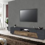 Porta tv ALIEN 220 cm Report / Acero Pereira