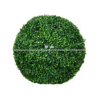Set di 2 Piante Finte Sfera di Bosso Ø50cm, Decorazione per Interno ed Esterno, Verde - immagine 3