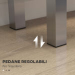 Scarpiera Moderna per 15-20 Paia di Scarpe, 5 Ripiani e Chiusura Ammortizzata, Bianco Lucido - immagine 7