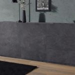 Credenza VEGA 180 cm 2 ante + 3 cassetti Ardesia