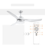 Ventilatore da Soffitto con Luce LED a 3 Modalità con Telecomando, 6 Velocità, Φ132x40cm - immagine 9