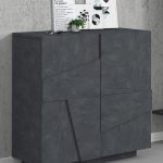 Scarpiera PING 2 ante battenti Ardesia