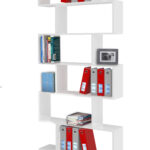 Libreria verticale CALLI Bianco laccato lucido