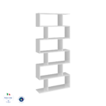 Libreria verticale CALLI Bianco laccato lucido - immagine 5