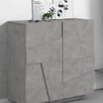 Scarpiera PING 2 ante battenti Cemento Bronx