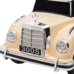 Macchina Elettrica per Bambini 18-48 Mesi con un clacson funzionante e USB, Auto Licenza Mercedes-Benz con Musica, Beige | Aosom Italy - immagine 9