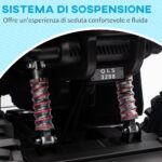 Quad Elettrico per Bambini 3-5 Anni a 12V con Fari e Pedale, in PP e Metallo 1x65x73 cm, Blu - immagine 7