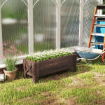 Letto per Orto Rialzato e Fioriera da Esterno Rettangolare, 1x36,5x36cm - immagine 7