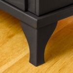 Camino Bioetanolo in Metallo da 3h di Combustione con Serbatoio da 0,9L e Copertura 25m², 41x25x54 cm, Nero - immagine 8