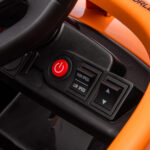 Macchina Elettrica per Bambini 3-5 Anni con Licenza McLaren, Telecomando e Clacson, 115x67x50 cm, Arancione - immagine 8