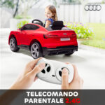 Macchina Elettrica per Bambini 3-5 Anni 12V con Telecomando, Auto con Luci e Musica, Velocità 3-8km/h, Luci e Musica, Rosso | Aosom Italy - immagine 5