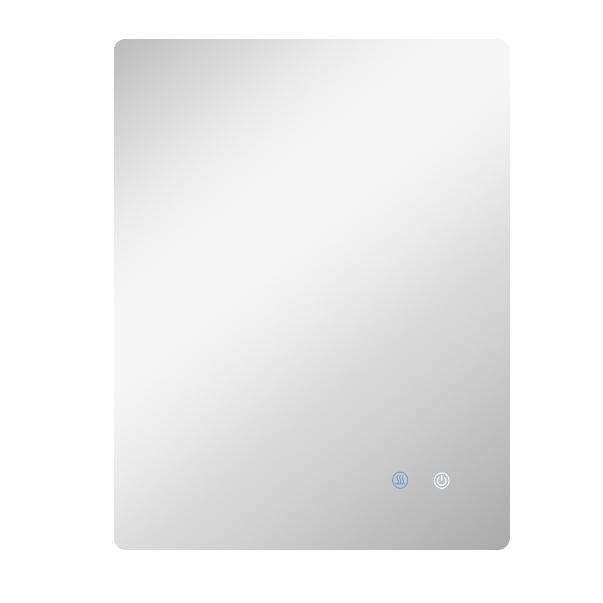 Ggw09c19b988f76c5.jpg Specchio Bagno con Luci LED Regolabili, Interruttori Touch e Funzione Antiappannamento, 70x50 cm - immagine 1