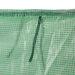 Serra per Piante Orto con 2 Coperture in PE e PVC, Struttura in Acciaio - Verde 180x90x90cm - immagine 8