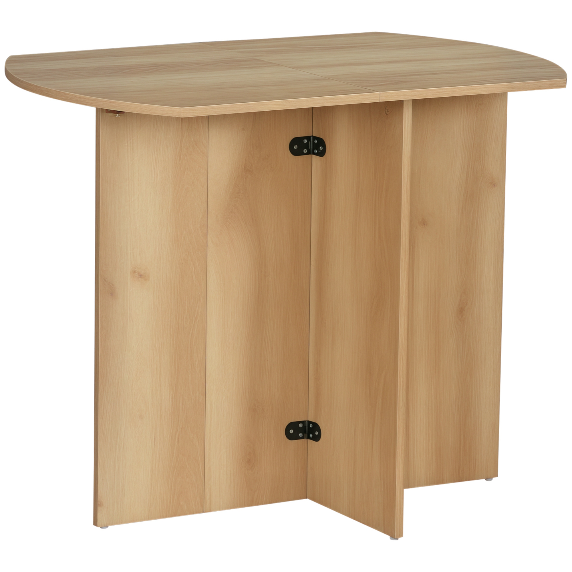 MrJc3d19841414898.jpg Tavolo da Pranzo Pieghevole Salvaspazio in Legno, 90x60x74cm, Quercia - immagine 1