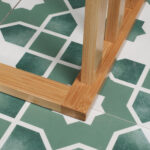 Portasciugamani a 3 Sbarre in Bambù , Design Leggero e Portatile, 48x25,8x94 cm, color Legno - immagine 7