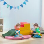 Set Costruzioni Morbide per Bambini 1-3 Anni da 6 Pezzi in PU ed EPE Multicolore - immagine 2