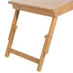 Tavolino da Letto per PC Pieghevole e Inclinabile con Cassetto, 72x35x22-30, Colore Legno - immagine 9