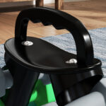 Set 6 Manubri Pesi (2x1 kg, 2x2 kg, 2x3 kg) da 12 kg con Supporto/Kettlebell, in Metallo e Plastica Multicolore - immagine 8