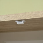 Dispensa Cucina in Legno MDF con 4 Ripiani Regolabili e 4 Porte, 80x40x182 cm - immagine 8