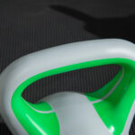 Kettlebell 16kg in PU e Sabbia con Base Piatta e Impugnatura per Stacchi, Squat e Sollevamenti, 27x17x31 cm, Verde - immagine 9