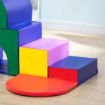 Set da Gioco per Bambini 12-36 Mesi da 7 Blocchi Multicolore in PU e EPE, 170x130x40 cm - immagine 9
