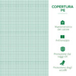 Mini Serra per Piante Impermeabile con 3 Ingressi Avvolgibili, in Acciaio e PE, 4x1x80 cm, Verde - immagine 4