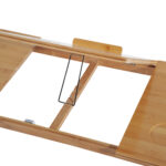 Tavolino da Letto per PC Pieghevole e Inclinabile con Cassetto, 72x35x22-30, Colore Legno - immagine 7