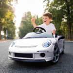 Macchina Elettrica per Bambini 3-5 con canzoni e USB/MP3, Auto Licenza Ufficiale RUF GT con Telecomando, 3-5 km/h Bianco | Aosom Italy - immagine 2