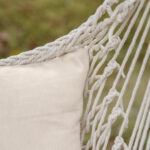Amaca da Giardino in Corda Shabby Chic per Interni ed Esterni Bianca - immagine 9