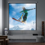 Schermo per Proiettore 120" Formato 1:1, Angolo di 160° e Montaggio a Soffitto o Parete - immagine 9