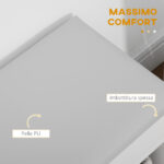 Mobile Scarpiera Salvaspazio con Panca Contenitore e Vani Aperti - immagine 4