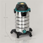 Bidone Aspiratutto 3 in 1 da 14W, Aspirasolidi, Liquidi e Soffiatore, Capacità 18L, Triplo Filtro e Accessori - immagine 3