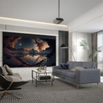 Telo per Proiettore 120" 16:9 Motorizzato con Telecomando, Fissaggio a Muro e Soffitto, Bianco - immagine 9