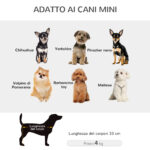 Passeggino per Cani Pieghevole con Borsa e Cuscino, in Acciaio e Tessuto Oxford, 53x45x28 cm, Blu Scuro - immagine 8