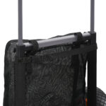 Carrello da Spiaggia Pieghevole con Tasca in Rete, Manico Telescopico e Cavalletto, 82x67x81 cm - immagine 9