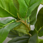 Ficus Artificiale per Interni ed Esterni, Pianta Artificiale Realistica con 78 Foglie, 130cm - immagine 7